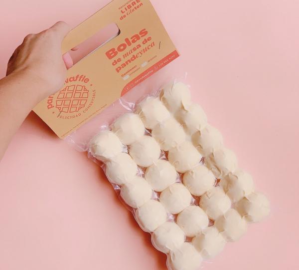 Ball shaped pandeyuca dough Image