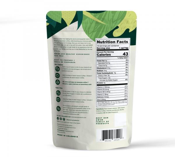 Instant Premium Colombian Coffee - Immune Boost (Black - 3 in 1 Classic, Vanila and Decaf) Image