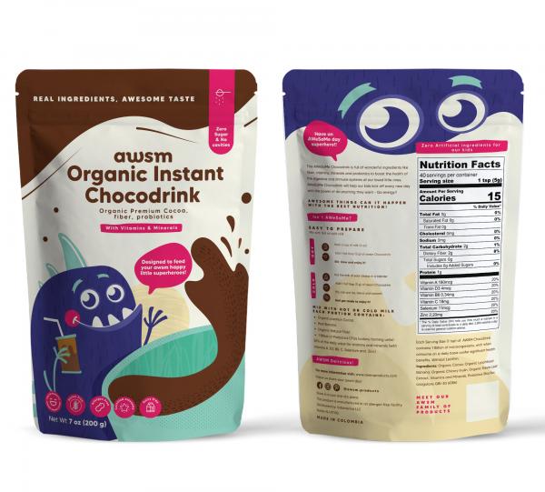 Organic Instant Chocodrink (cocoa drink) Image