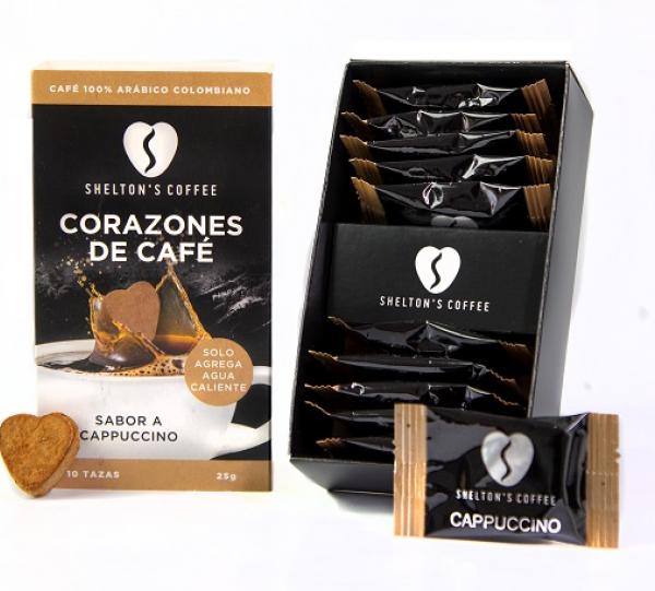 Flavoured Coffee Hearts - Cappuccino Flavour Image