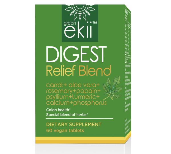 Digest relief blend papaya enzymes, turmeric, 60 chew tabs Image