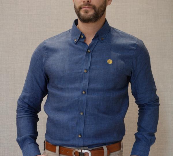 Long Sleeve Shirt 100% Linen Image