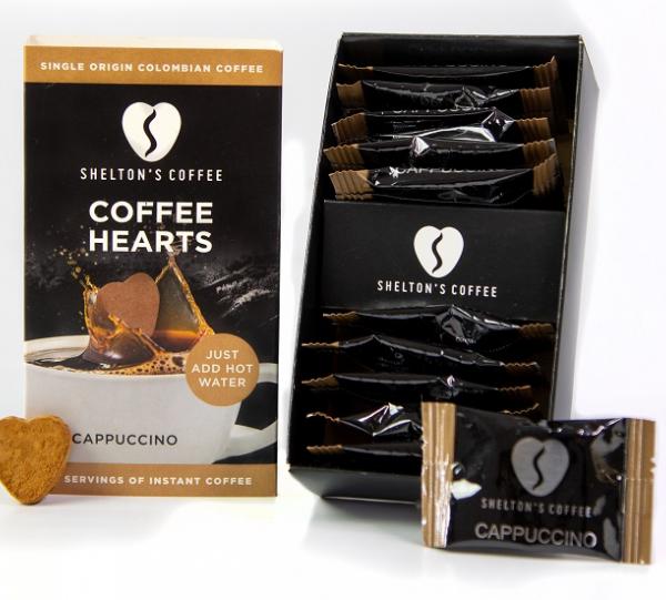 Flavoured Coffee Hearts - Cappuccino Flavour Image