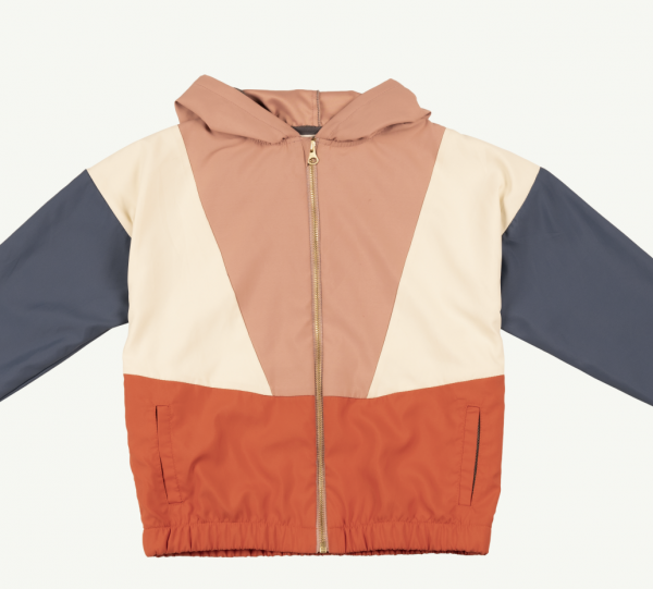 COLOR BLOCK JACKET - PINK Image