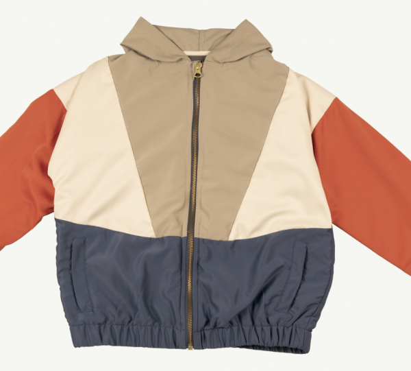 COLOR BLOCK JACKET - GREY Image