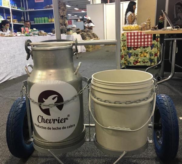 Cart 2 cilidrical containers Image