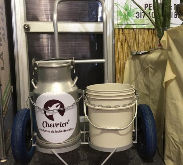 Cart 2 cilidrical containers Image