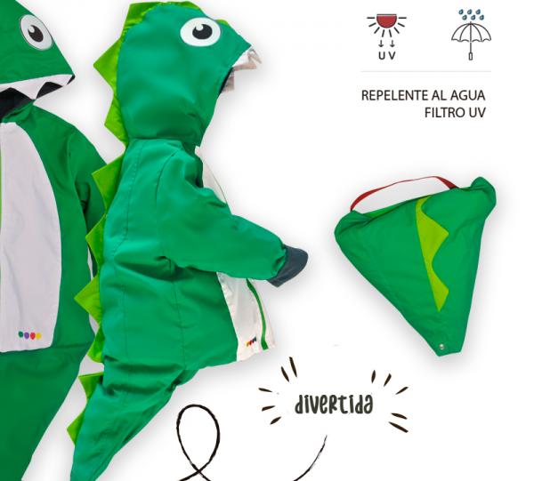 Chami Green Waterproof Jacket Image