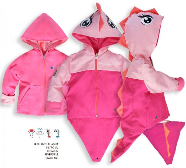 Chami Multi-Pink Waterproof Jacket Image