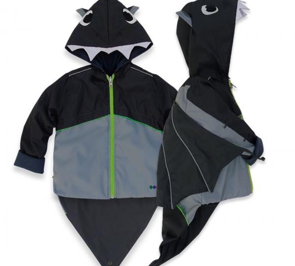 Gray Bat Waterproof Jacket Image