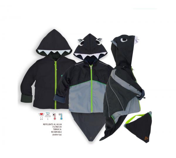 Gray Bat Waterproof Jacket Image
