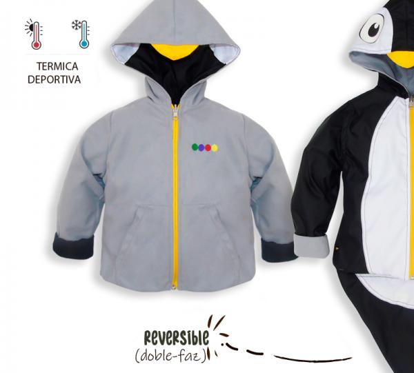 Black Penguin Waterproof Jacket Image