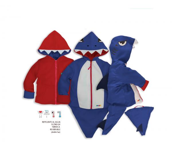 Gray Shark Waterproof Jacket Image