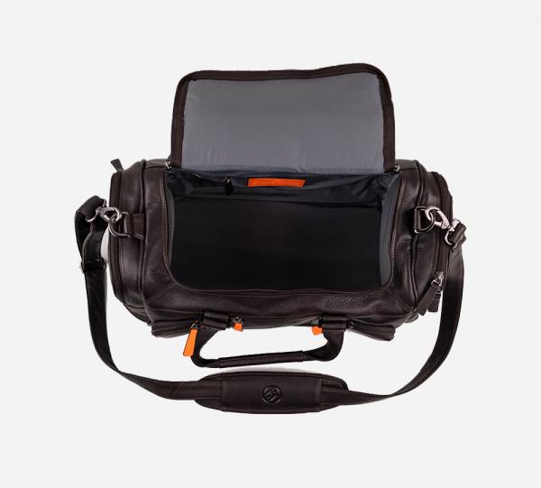 GENUINE COLOMBIAN LEATHER | Perfect Carry-on or Gym Bag in Brown, Black, or Tan Image