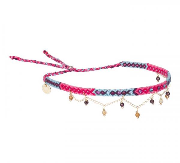 Swarovski Crystals and Natural Stones Wayuu Chocker Image