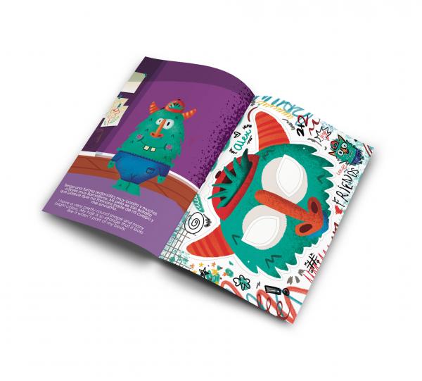 A tales About Masks A cute monster Image