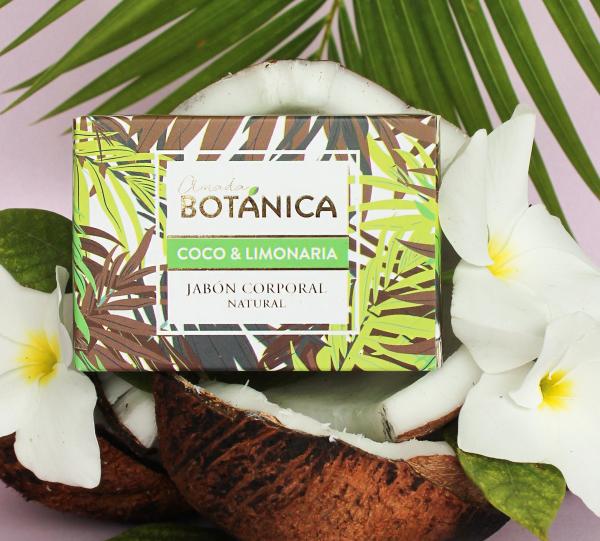 Coconut & Lemon Grass Natural Soap Bar Image