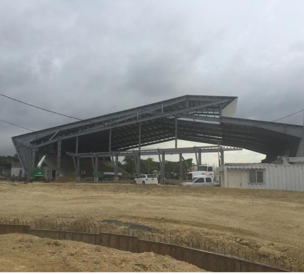 Steel structure building Image