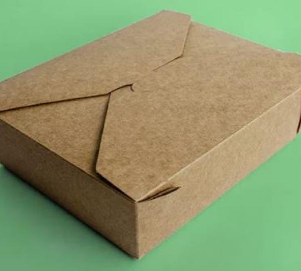 Cardboard food containers Image
