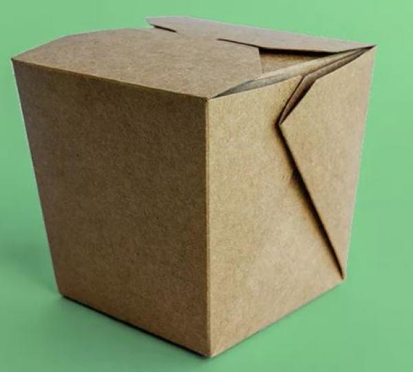 Cardboard food containers Image