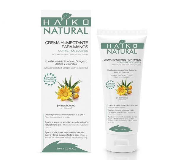 MOISTURIZING HAND CREAM, WITH UV FILTERS (80g) With Aloe Vera Extract, Collagen, Elastin and Calendula � Image