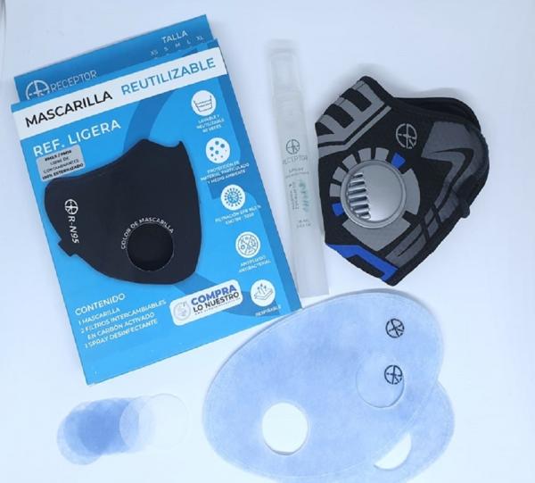 REUSABLE FACE MASK WITH VALVE Image