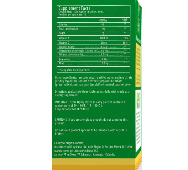 Immune system boost, cough, cold, flu, throat syrup 8.1 fl oz (240ml) Image