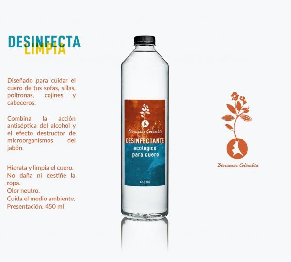 Ecological disinfectant and cleaner for leather Image