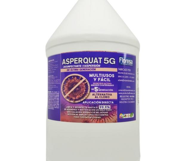 DISINFECTANT BY SPRAY LATEST GENERATION ASPERQUAT 5G Image