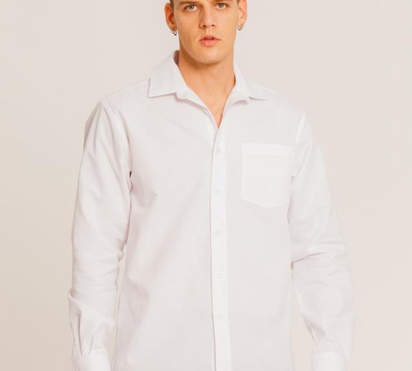 Oxford Men Shirt - Long Sleeve & Short Sleeve Image