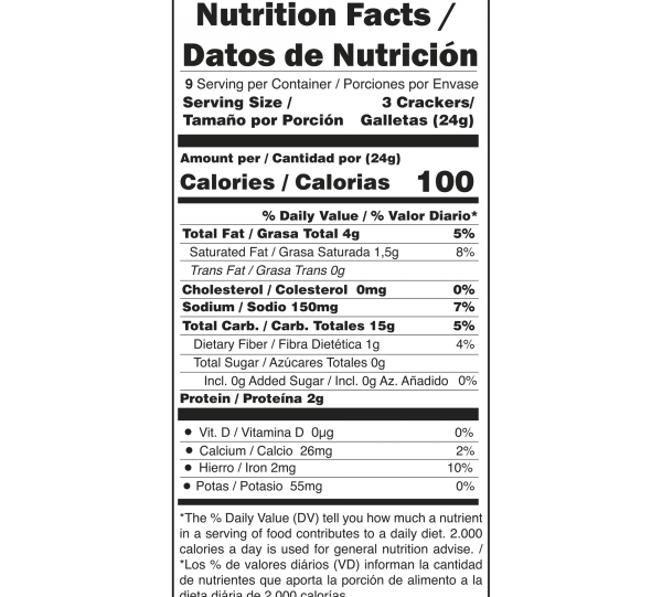 Crackers Dux Grain and Seeds Display 7,6 Oz Image