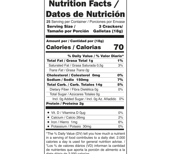 Crackers Dux Salted Tin 16 Oz Image