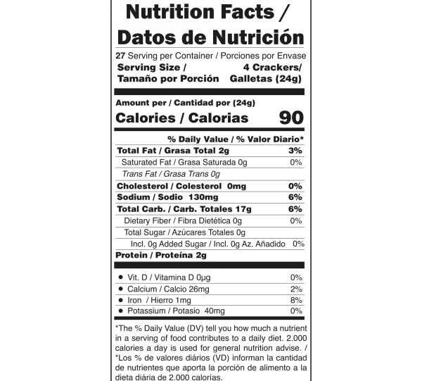 Crackers Dux Sodas Micro Display 23 Oz Image