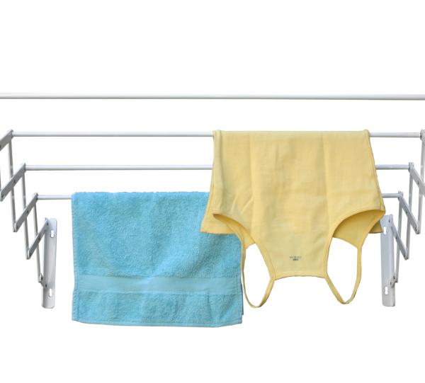 5012 4 tubes cold rolled expandable wallmounted drying rack Image