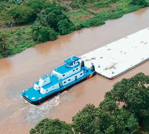 EFC 3000 PUSHER-RIVERINE TOWBOAT Image