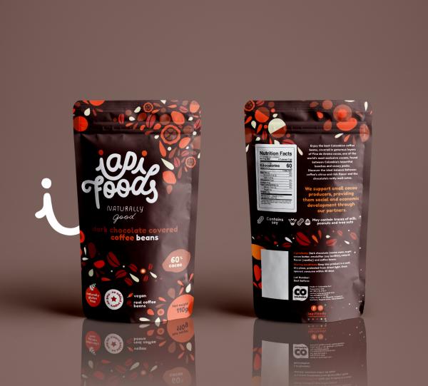 Chocolate Covered Coffee Beans 40 Cacao 60gr Ci Mipyme Papayazul Sas Colombian B2b Marketplace