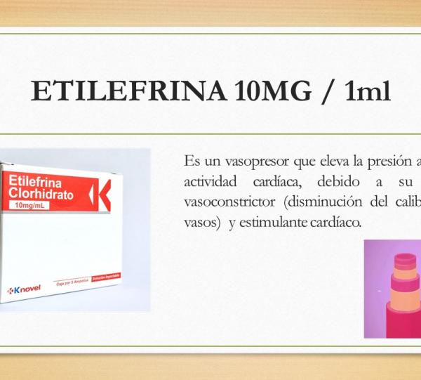 ETHYLEPHRINE HYDROCHLORIDE 10mg/ml Image