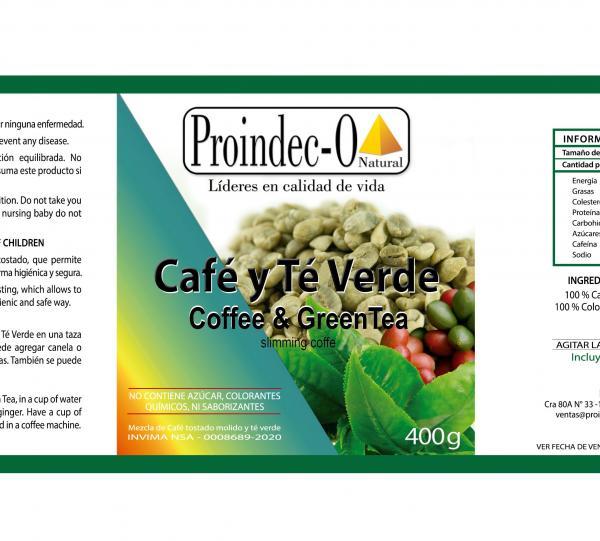 Green Slimming Coffee with tea Image