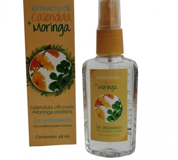 Natural moisturizing extract of calendula and moringa Image