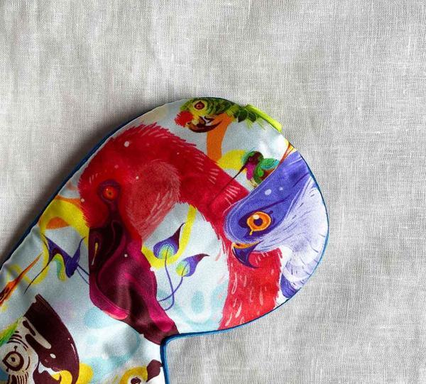 Dreaming Birds Silk Sleep Mask Image