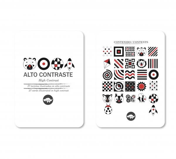 Flash Cards High Contrast Image