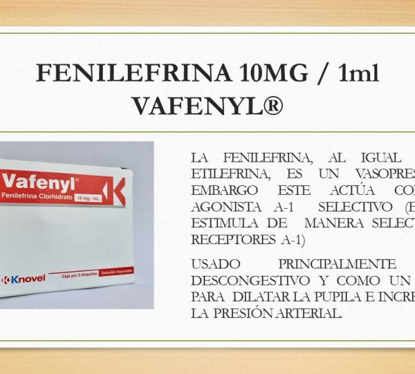 Phenylephrine hydrochloride 10mg/ml Image