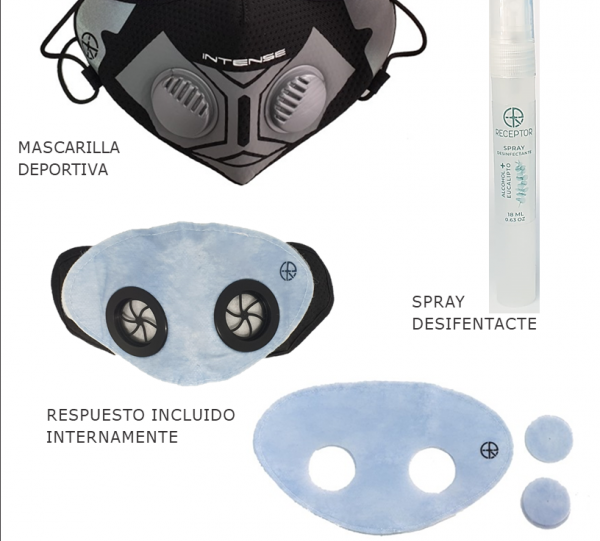 REUSABLE FACE MASK WITH VALVE Image