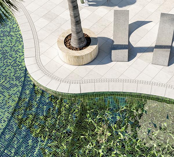 Aqua Curved Filter Image