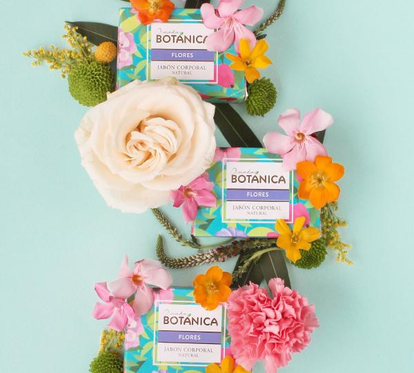 Flowers Natural Soap Bar Image