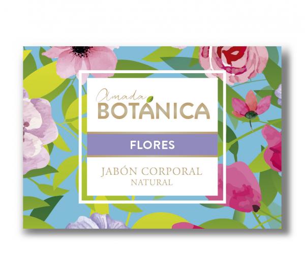 Flowers Natural Soap Bar Image