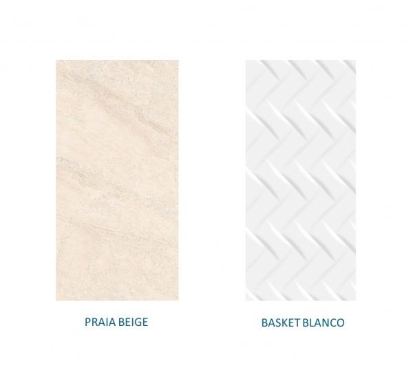 Bathroom floor and wall tiles Image