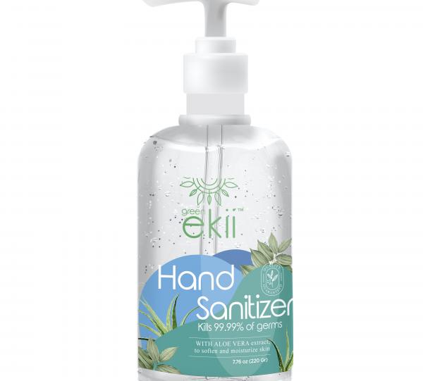 Moisturizing hand sanitizer with aloe vera 8.12 fl oz (240ml) Image