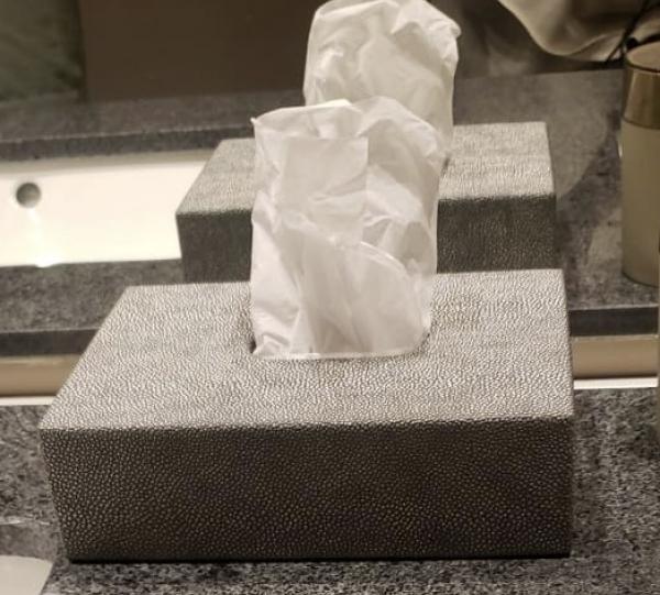 Tissue box cover or paper towels Image