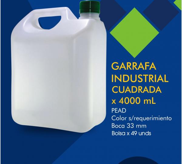 Plastic Containers and plastic tops for industrial products Image